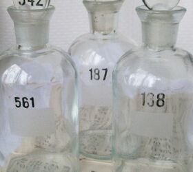 vintage items for home decor, home decor, repurposing upcycling, Apothecary or chemistry lab bottles