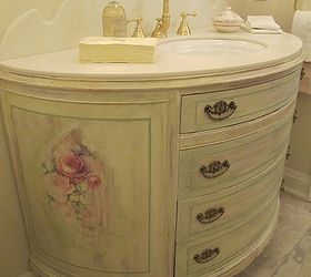 french country painted powder room remodel, bathroom ideas, home decor, home improvement