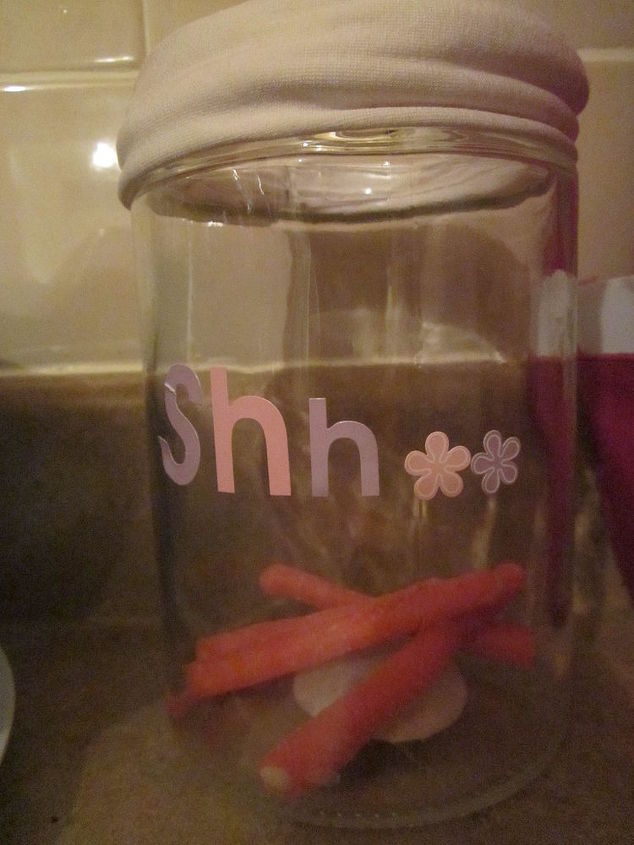 diy simple candy jar, crafts