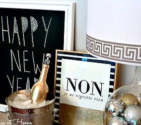 from holiday to new year s eve lamp using a fillable glass lamp, lighting, seasonal holiday decor, A perfect way to welcome 2014