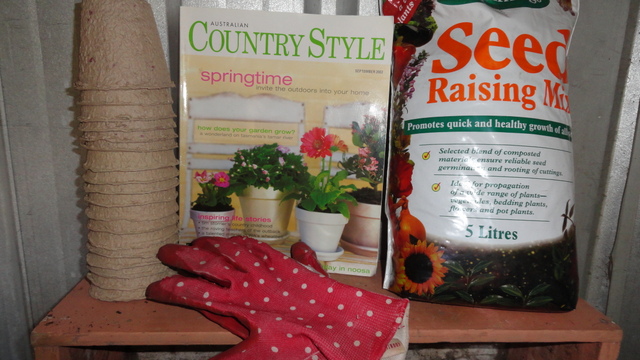 organizing and creating a potting shed, gardening