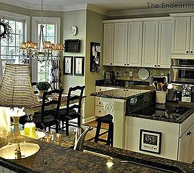 the power of paint and a few budget friendly updates for a cozy white kitchen, home decor, kitchen design, painting