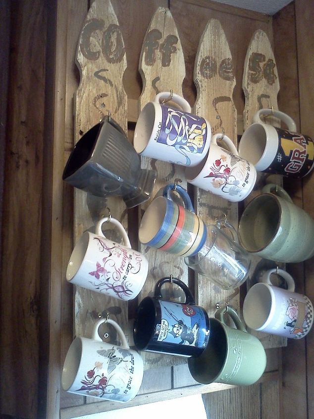 coffee cup holder, repurposing upcycling
