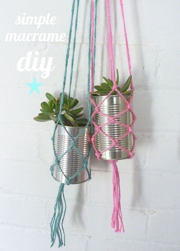 simple macrame diy, crafts