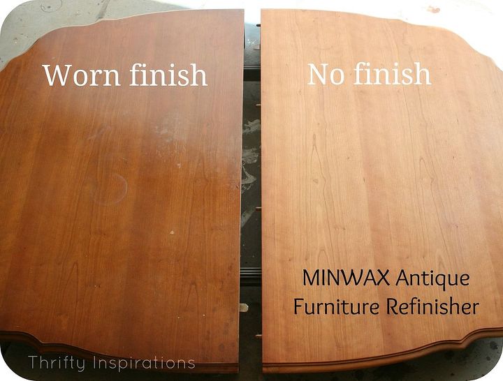 some easy tips to refinishing antique furniture, painted furniture, Old finish vs Unfinished