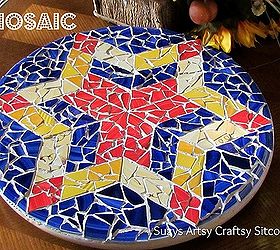 easy mosaic lazy susan, home decor, tiling, Mosaic Lazy Susan