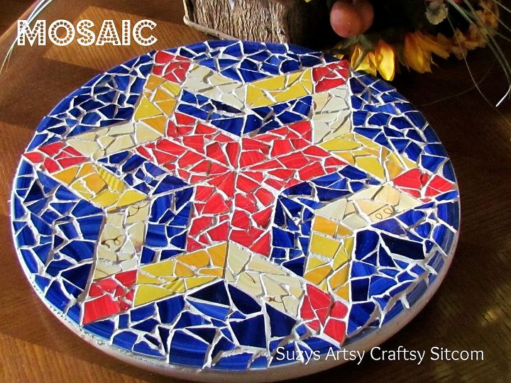 mosaico fcil lazy susan, Lazy Susan de mosaico