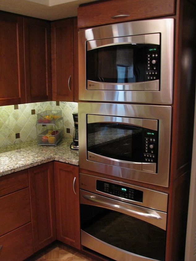 is this kitchen worth your vote, home decor, home improvement, kitchen design, A standard and a convection microwave are a hit with our homeowner