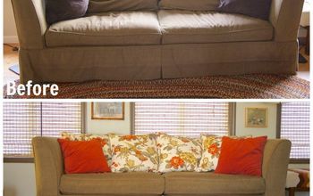 Easy DIY Save for a Tired Old Sofa