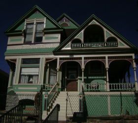 a buffet of victorian houses in cripple creek colorado, architecture