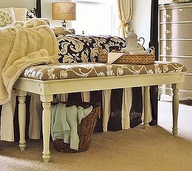 diy bench tutorial, bedroom ideas, painted furniture, woodworking projects