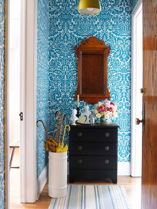 wallpaper a classic choice, home decor, wall decor, Highlight the Vintage Love in all of us via Better Homes and Gardens