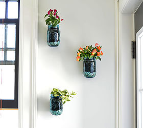 when good projects go bad, crafts, flowers, gardening, mason jars, succulents, Hanging Mason Jar Planters Good in concept