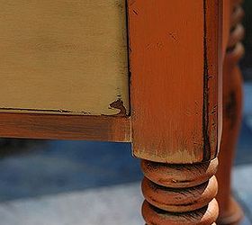 annie sloan chalk paint hand painted bedside table, chalk paint, painted furniture