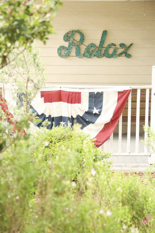 our summer porch, porches, seasonal holiday decor, My Relax sign makes me happy