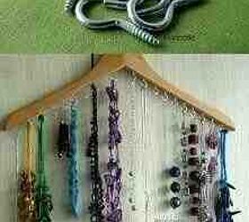 i can never fit all of my necklaces into my jewelry case i saw this a, cleaning tips, Easy necklace storage