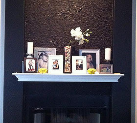 fireplace remodel, diy, fireplaces mantels, home decor, home improvement, 3 hours and a few hundred dollars later the fireplace became one of my favorite remodels