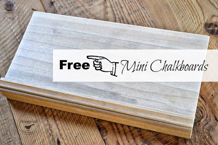 mini pizarras con muestras de madera gratis