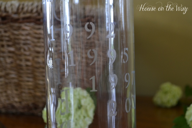 diy etched glass mother s day vase, crafts, seasonal holiday decor