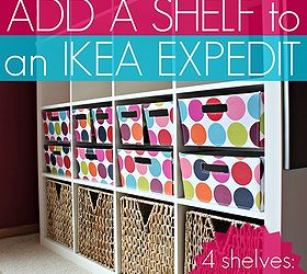 how to add a shelf to an ikea expedit 4 shelves for only 20, cleaning tips, diy, how to, painted furniture, shelving ideas, woodworking projects, A step by step DIY post on how to easily add additional shelving to your IKEA Expedit