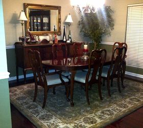 changes in our home that was built in the 1970 s, home decor, home improvement, Finished look of dining room