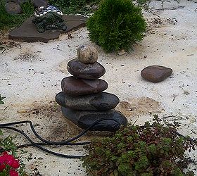 gardening, gardening, outdoor living, Cairn spiritual rocks