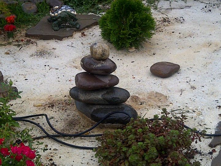 jardinagem, Cairn rochas espirituais