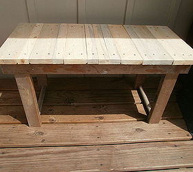 old ladder pallet bench, diy, painted furniture, pallet, repurposing upcycling, woodworking projects