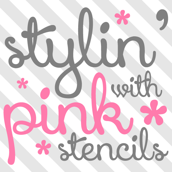 stylin with pink stencils, bedroom ideas, painting