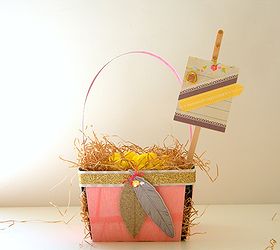 a sweet little easter basket, crafts