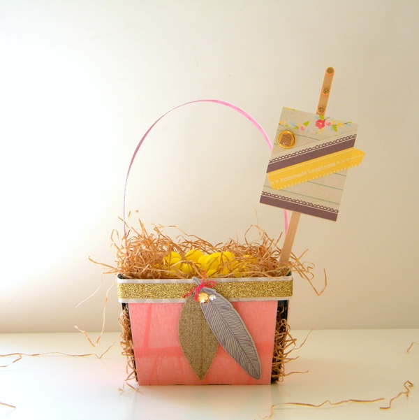 a sweet little easter basket, crafts