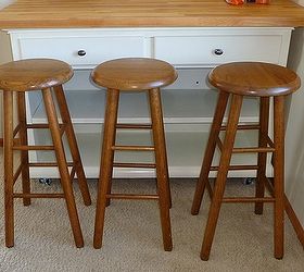 bar stools too tall how can i shorten legs evenly