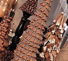 how to make a blingy burlap christmas tree, christmas decorations, seasonal holiday decor, Ruffly Burlap Tree
