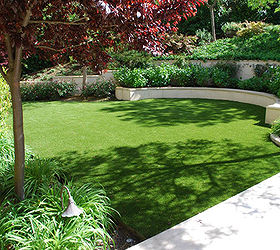 q artificial turf or real grass, gardening, landscape