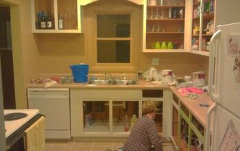  Do verde ao sonho: nossos armários de cozinha são pintados!