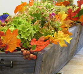 a fall box, diy, gardening, pallet, repurposing upcycling