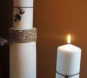 post candle holders, crafts, repurposing upcycling
