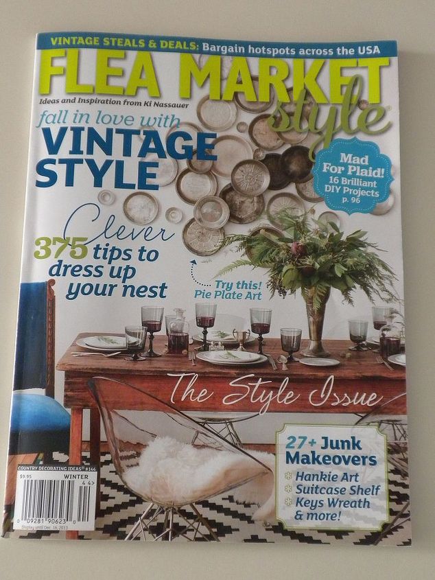 i m in flea market style well sort of, Flea Market Style Magazine Winter 2013 issue cover
