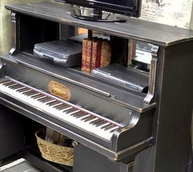Repurposed Piano with many options for functionality Hometalk
