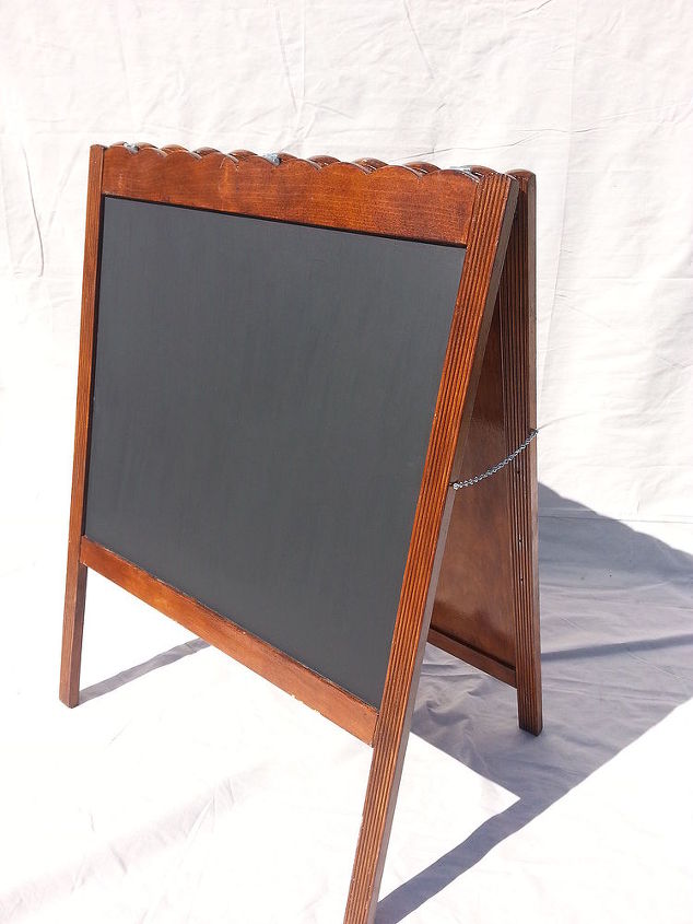 chalkboard sandwich board easel made from a crib, diy, how to, woodworking projects