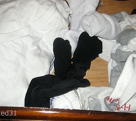 folding and organizing clothes drawer to make more room, organizing, This is the undershirt and sock drawer before