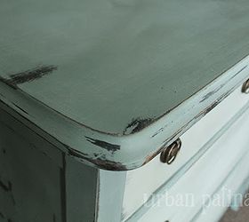 duck egg blue dresser makeover, chalk paint, painted furniture, Gently distressed in all the right places