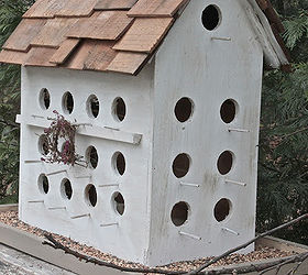 building a birdhouse, crafts, outdoor living