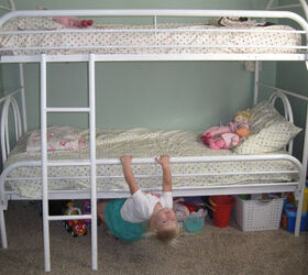 the bunk bed room, bedroom ideas, home decor, wall decor, Enjoying the new room