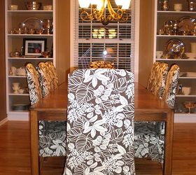 slipcover tutorial for parson chairs, painted furniture, reupholster, SUCCESS The tutorial will give you the basics to do this yourself