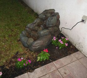 a labor of love, flowers, gardening, hibiscus, Installed the water feature but I still need to landscape around it 9 10 13