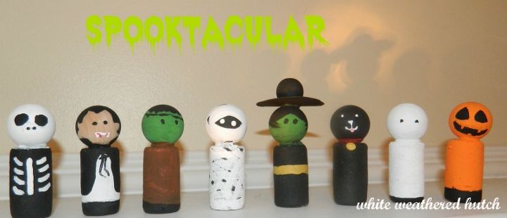 halloween spooktacular, crafts, halloween decorations, seasonal holiday decor, Can you guess all the characters or should I say monsters