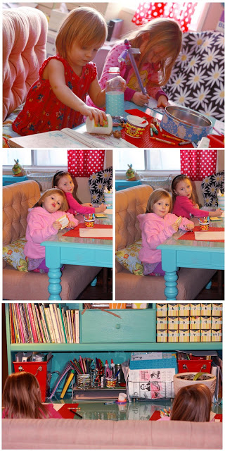diamond tufted dining bench, diy, painted furniture, woodworking projects, My girls love sitting at their bench for homeschool Check out my blog for all the details of this build