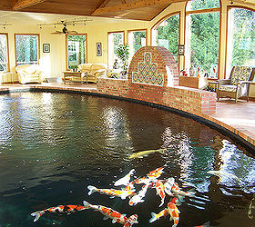 I designed and built this Koi pond for my clients show fish. It is over 39,000 gallons
