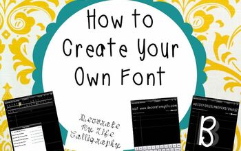 How to Create Your Own Font- Including Three Free Downloads!!
